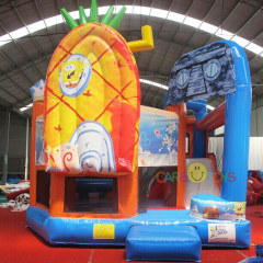 Sponge Bob Jumping Castle Slide Combo