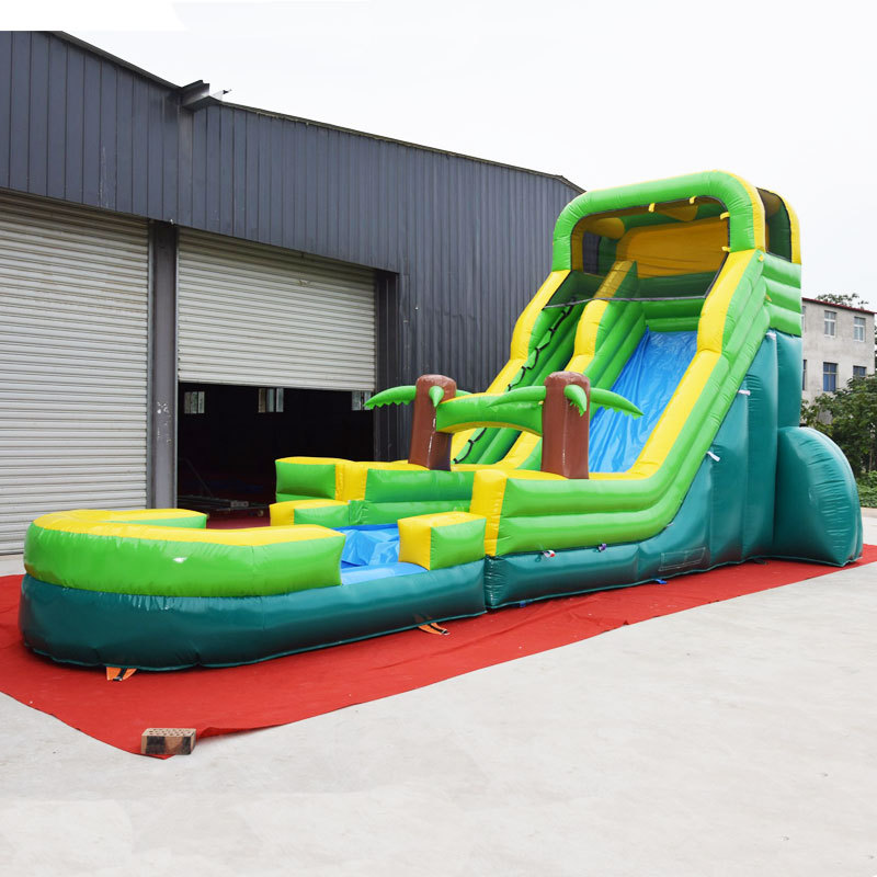 Palm Tree inflatable water slide