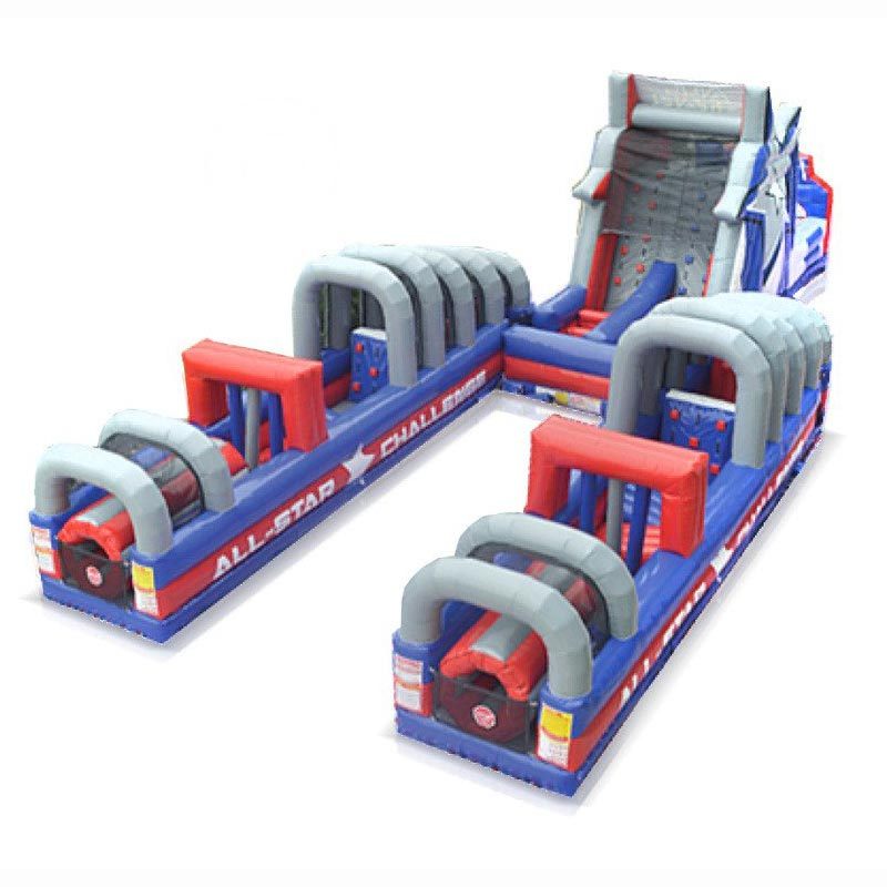 All star inflatable obstacle course