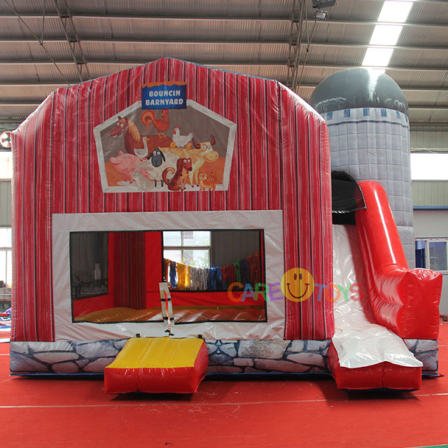 Big Red Farm Barnyard Bounce house