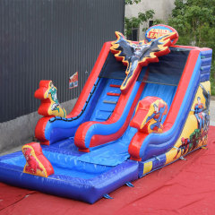 Justice League inflatable water slide