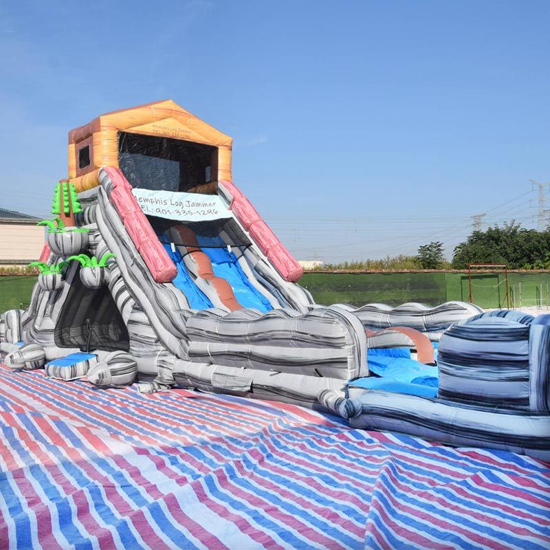 Jammer House inflatable water slide