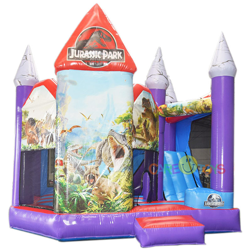 Jurassic Dinosaur Park Bounce house with slide