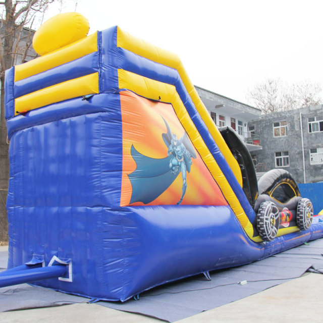 Batman batmobile inflatable water slide