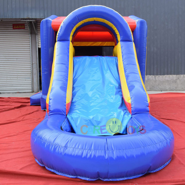 15ft Tall Inflatable Moonwalk With water slide