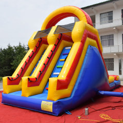18ft Double lane back climb inflatable waterslide