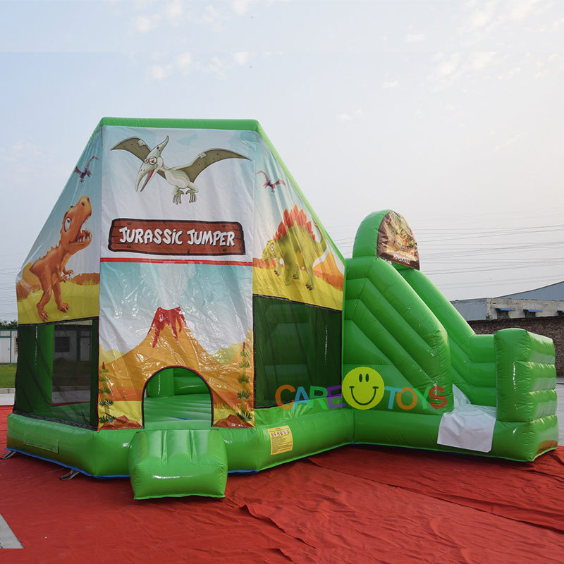 Dinosaur park bouncer slide combo