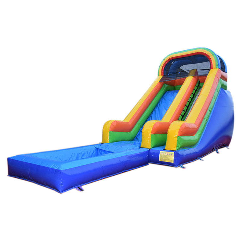 small kids water slide with detachable pool
