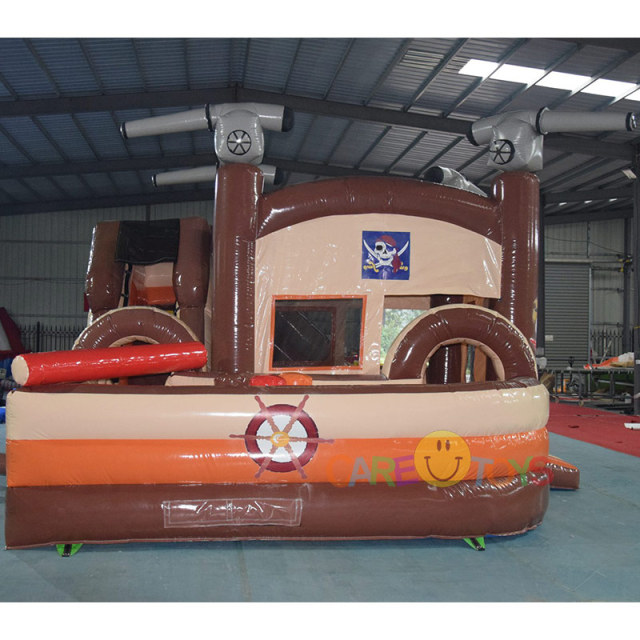 Pirate Theme Bounce house slide combo