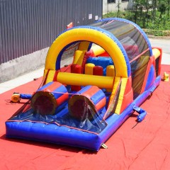 cheap small kids inflatable obstacle course