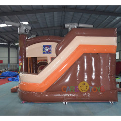 Pirate Theme Bounce house slide combo