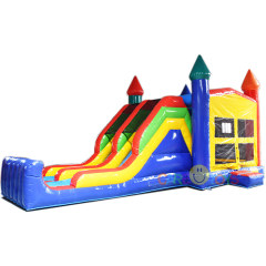 Bounce Castle with dual lane slide