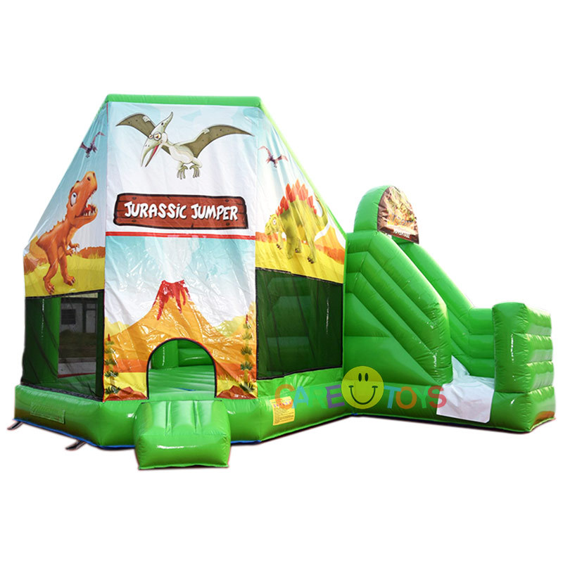 Dinosaur park bouncer slide combo