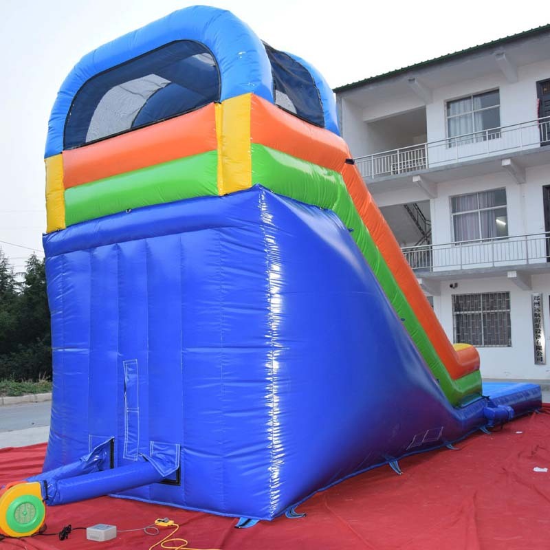 small kids water slide with detachable pool
