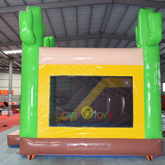 Western Cactus inflatable Bouncer combo