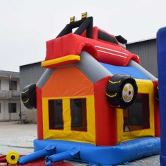 Monster Truck Moonwalk Bounce house