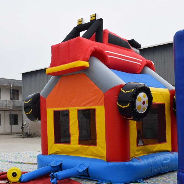 Monster Truck Moonwalk Bounce house