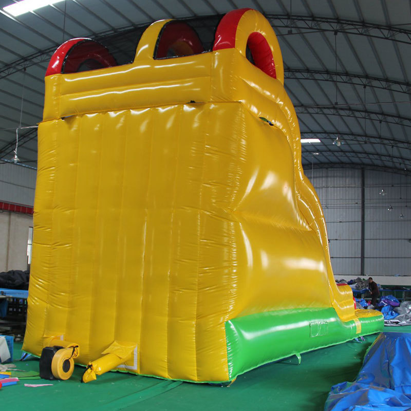 Custom Full Yellow Inflatable waterslide