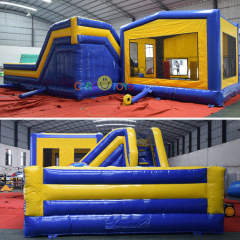 Commercial Moonwalk and obstacle course combo