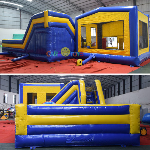 Commercial Moonwalk and obstacle course combo