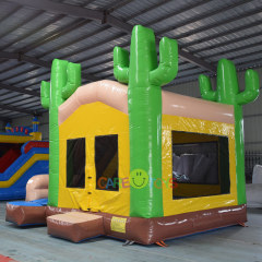 Western Cactus inflatable Bouncer combo