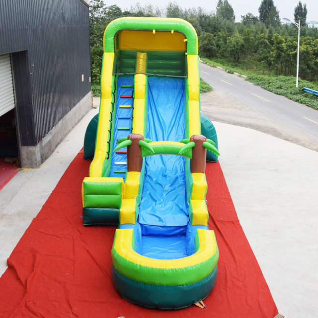 Palm Tree inflatable water slide