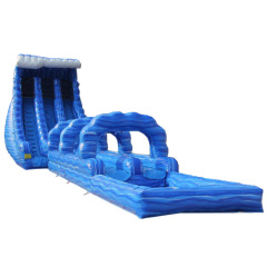 Blue Wave water inflatable slide