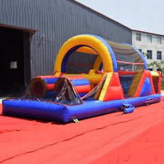 cheap small kids inflatable obstacle course