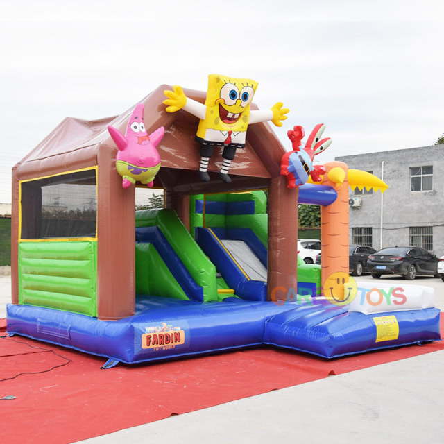 3D Spongebob Bouncer with slide
