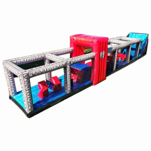 ninja warrior inflatable obstacle challenge course