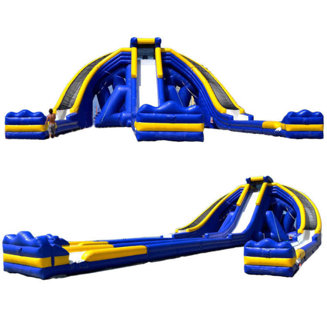 Huge Triple inflatable water slide