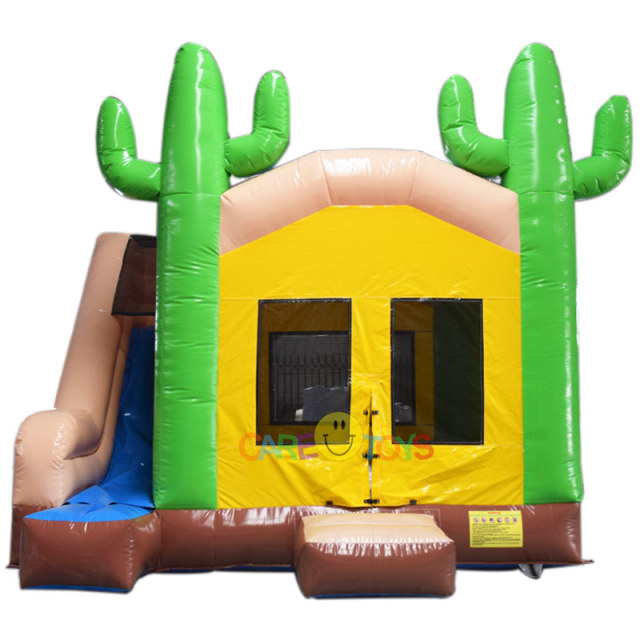 Western Cactus inflatable Bouncer combo