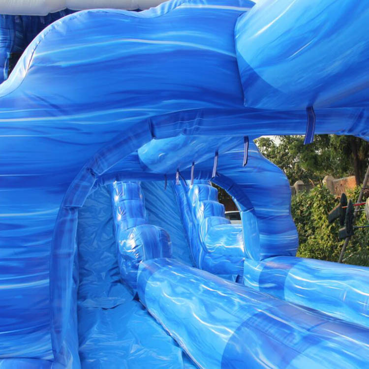 Blue Wave water inflatable slide