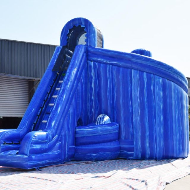 Blue Marble hurricane water slide
