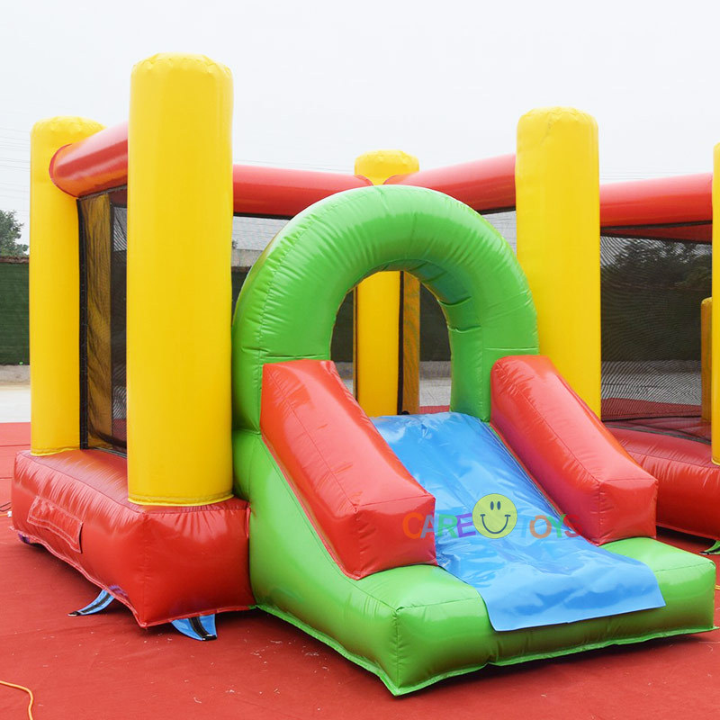 Mini rainbow bouncer with slide