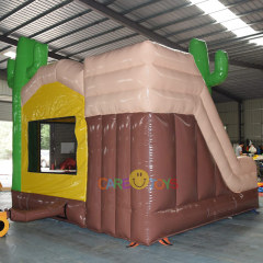 Western Cactus inflatable Bouncer combo