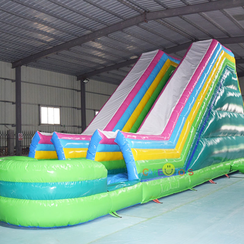 Double Tube inflatable water slide
