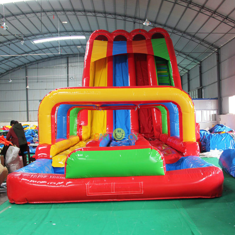 Triple Lane Rainbow water slide