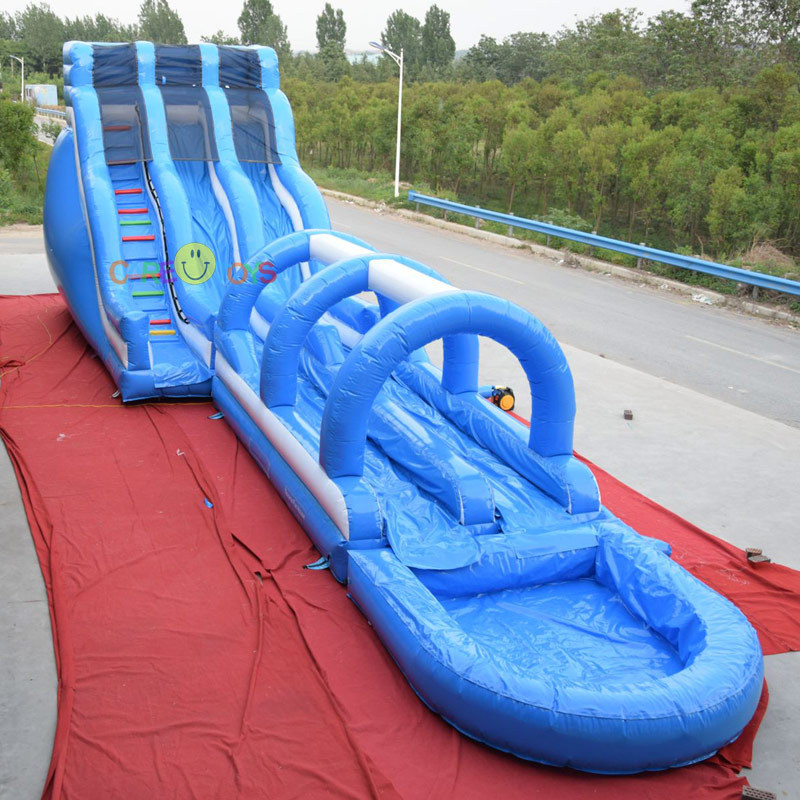 Tsunami Dual Lane inflatable water slide