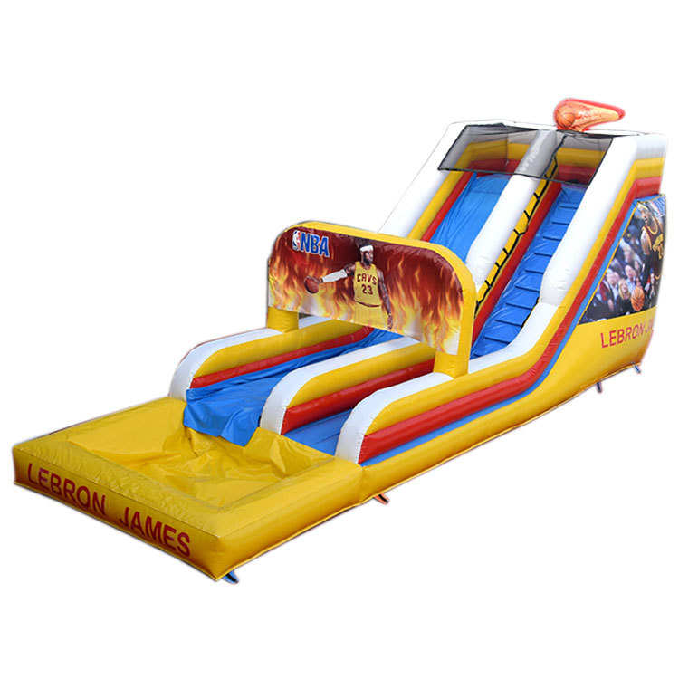 Custom NBA theme inflatable water slide