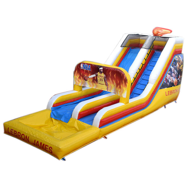 Custom NBA theme inflatable water slide