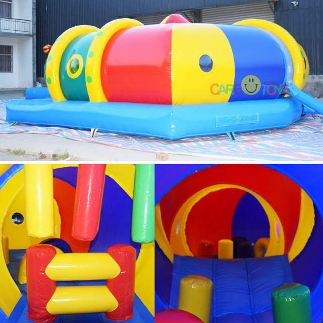 kids fun tunnel inflatable caterpillar tunnel