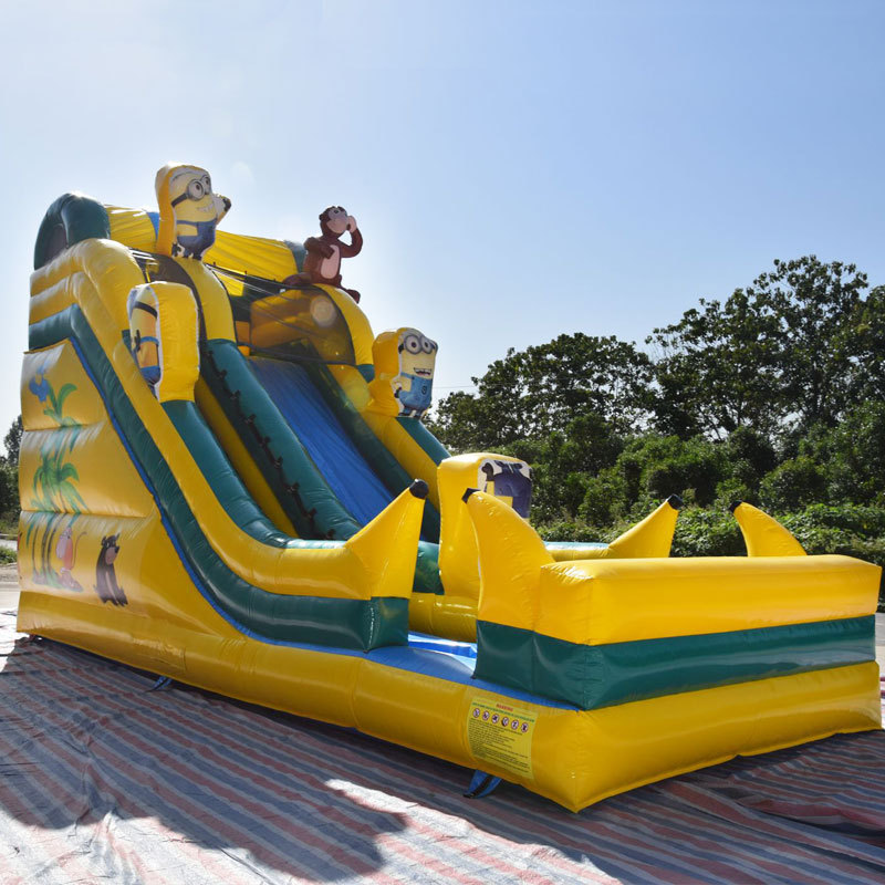 Minion theme water slide