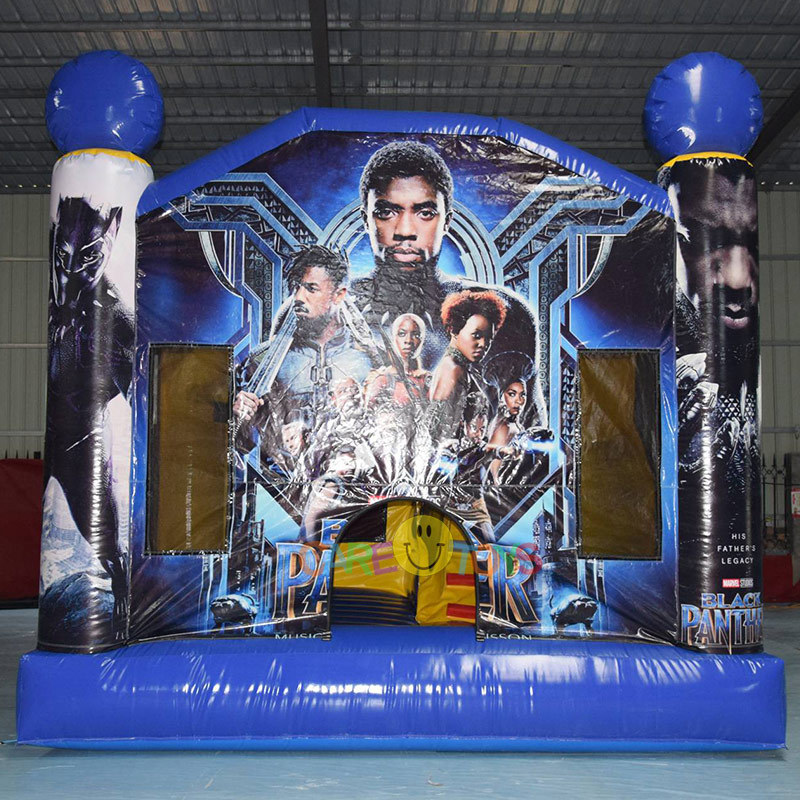 Panther bounce house with slide