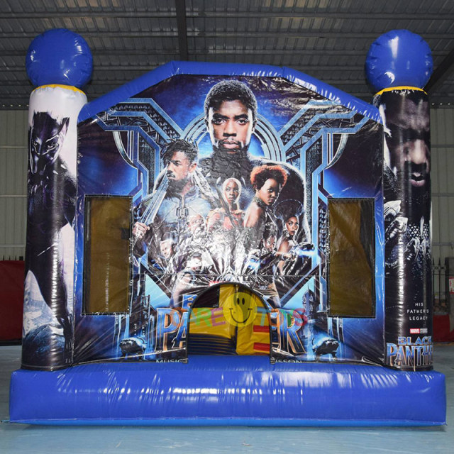 Panther bounce house with slide