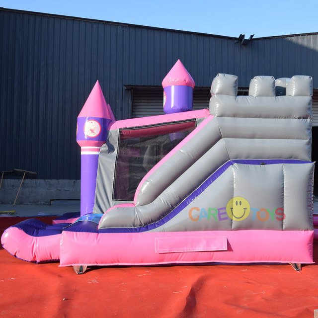 Pink Princess castle inflatable bouncer