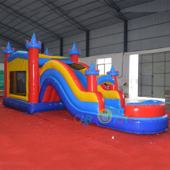 Inflatable Castle Bouncer with water slide