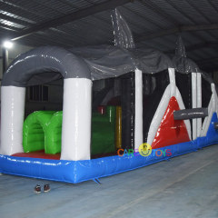 3D shark kids fun run obstacle course