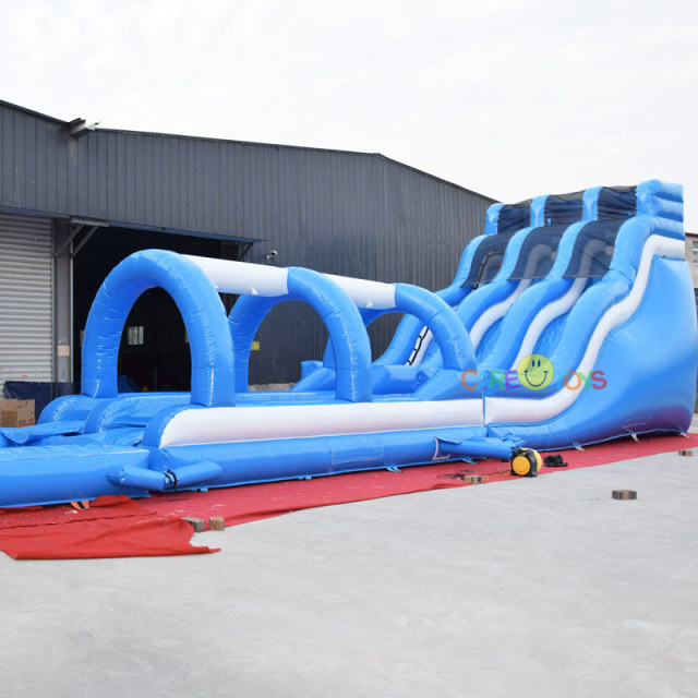 Tsunami Dual Lane inflatable water slide