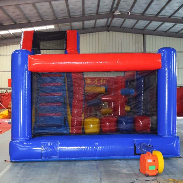 classic red blue yellow obstacle course